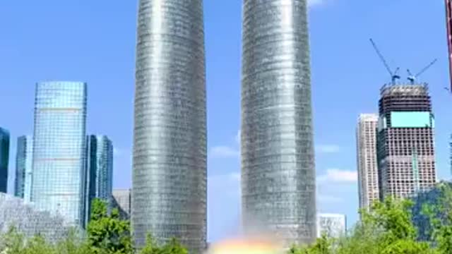 China spraying the rainbow