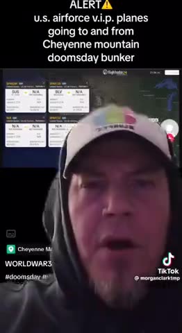 VIP Jets Flying From DC To Cheyenne Mountain, Colorado Underground Bunkers