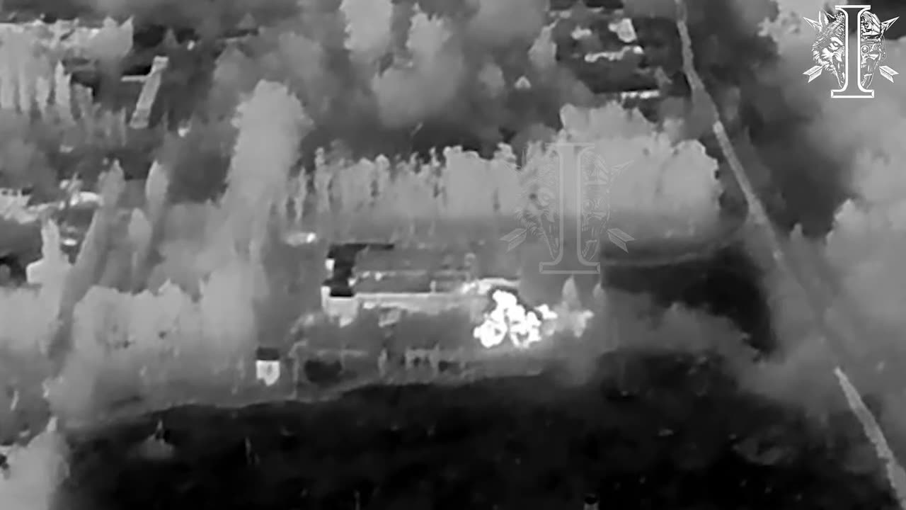 Brimstone Missiles Smash into Russian Ammunition Depot