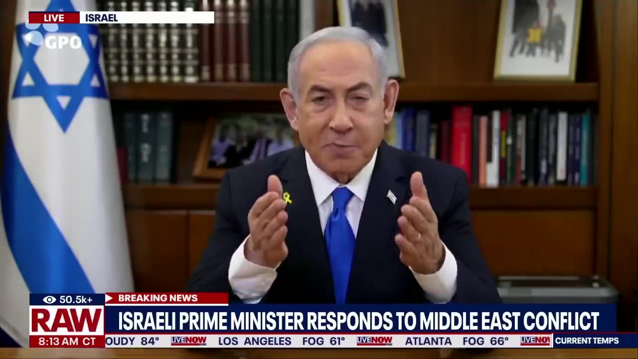 Israeli PM Netanyahu speaks to the people of Iran