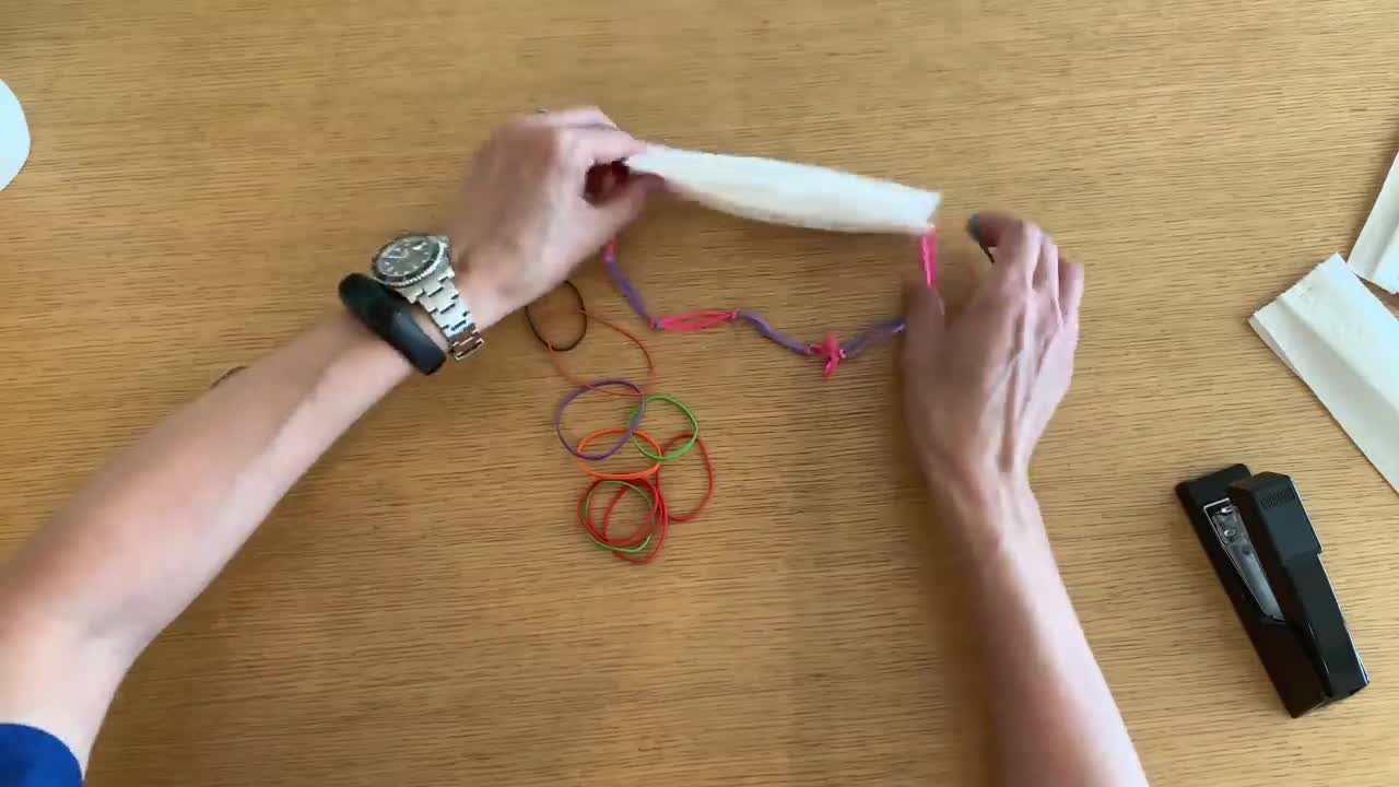 Make 5 layer paper towel 3D face mask in 2 minutes.