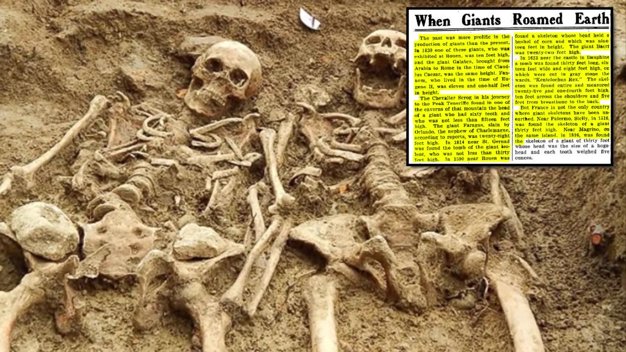 GIANTS!! - This Is One Of The BEST Collections Of Real Historical Evidence Of Giants You'll Find