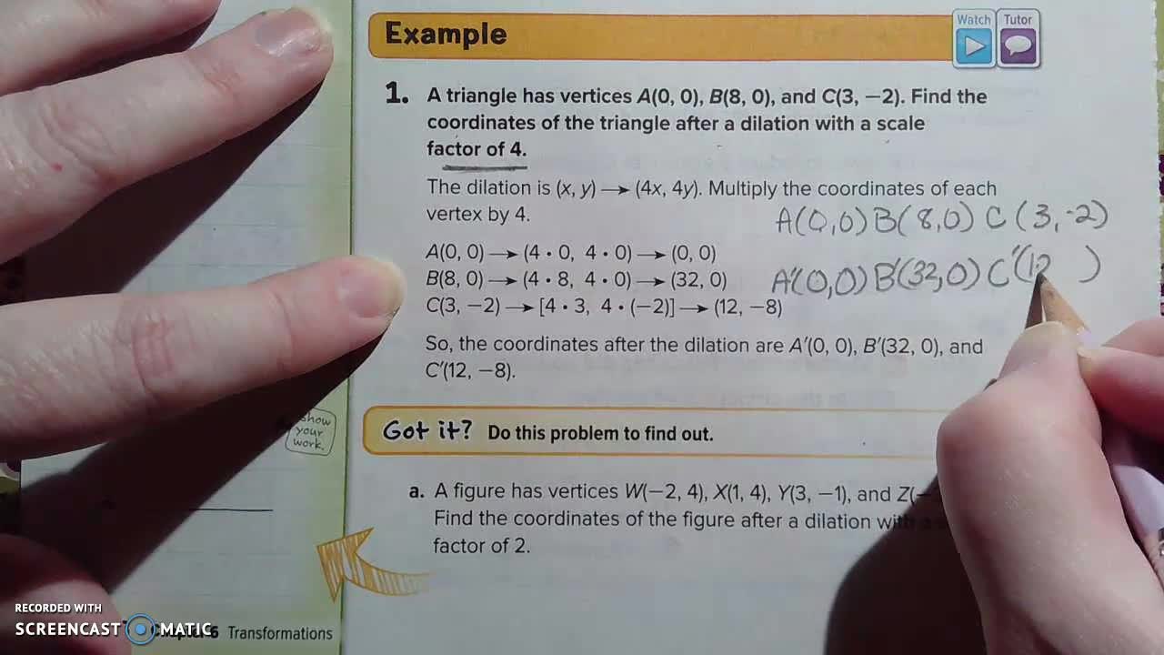 Gr 8 - Ch 6 - Lesson 4 - Dilations