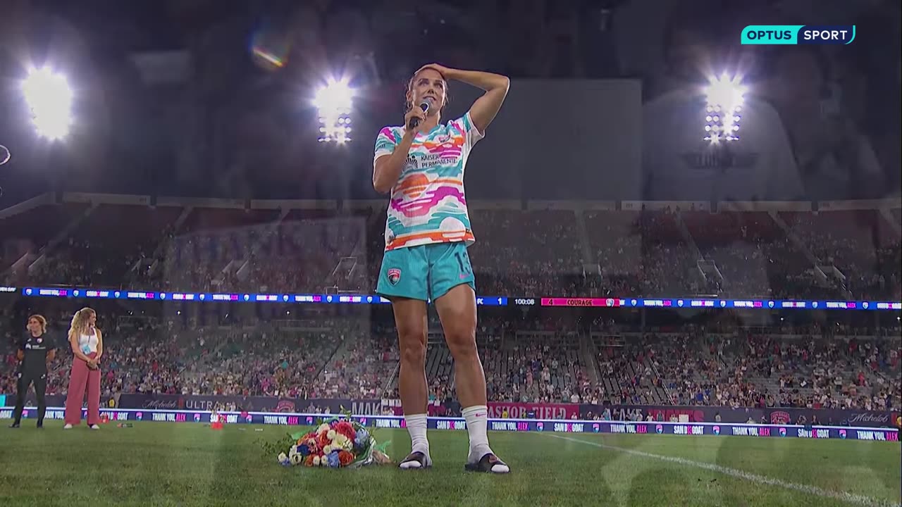 ALEX MORGAN: Farewell speech as she retires from football 🥹