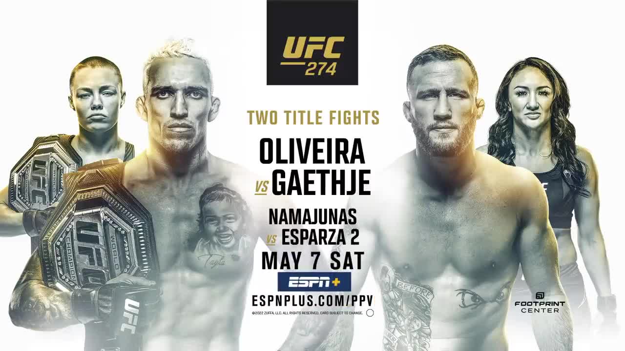 UFC 274: Oliveira vs Gaethje - RISE | Official Trailer | May 7