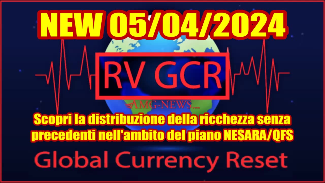 NEW 05/04/2024 Piano NESARA e QFS: Scopri la distribuzione della ricchezza.