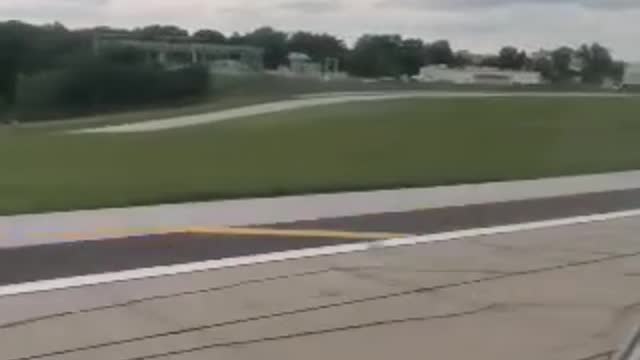 Floating down the runway