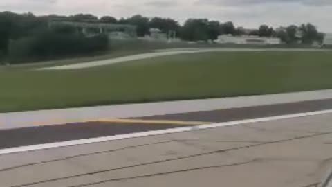 Floating down the runway