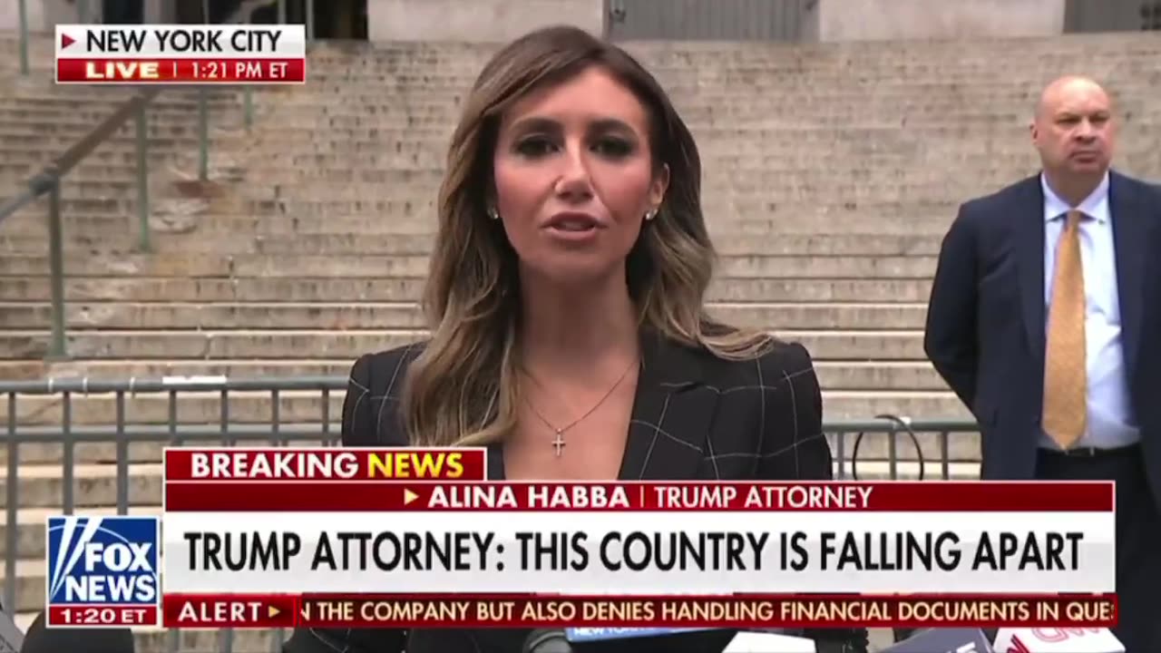 Trump’s attorney Alina Habba speaks after trial