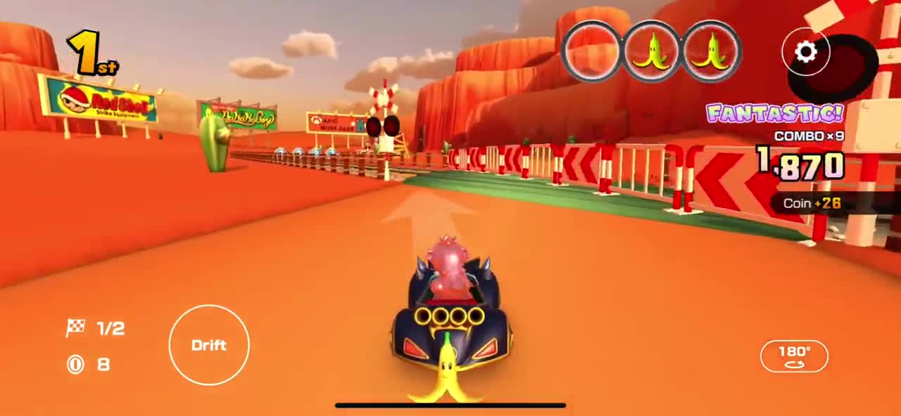 Mario Kart Tour - Pink Gold Peach Gameplay (Peach Pipe 2 Opening High-end Reward Peach Tour)