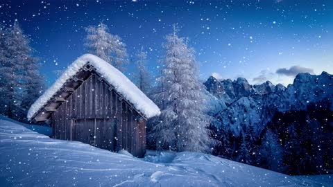 House Winter Snowing wonderful view