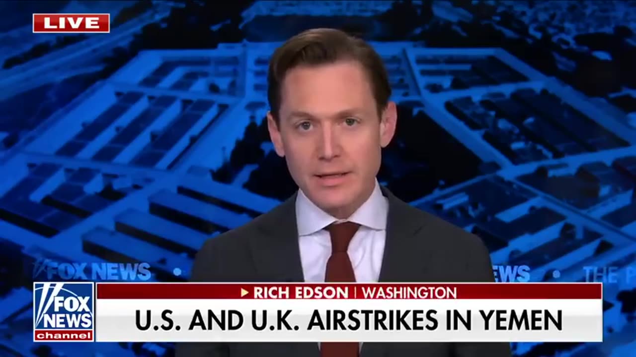 Fox News - BREAKING: US-UK launch air strikes against Houthi targets in Yemen