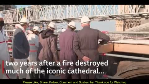 Latest World News | Notre Dame: President Macron visits cathedral two years after fire