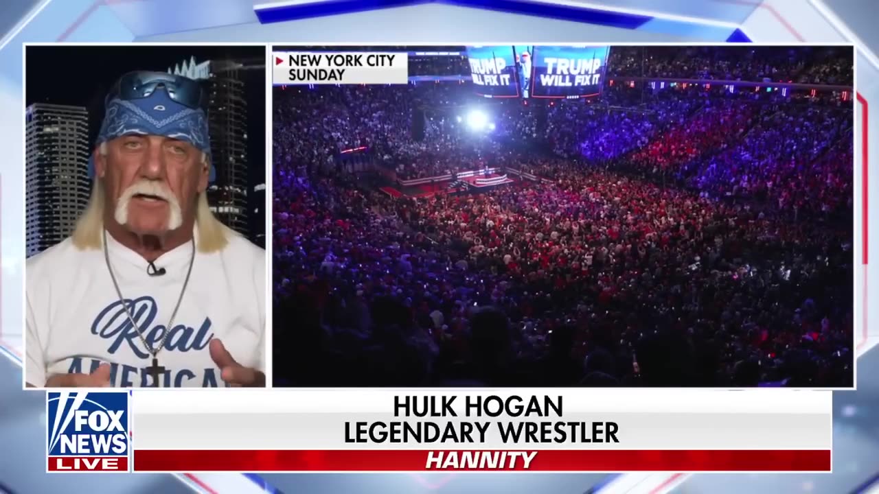 Hulk Hogan leg-drops the polls, Kamala Harris' world salads