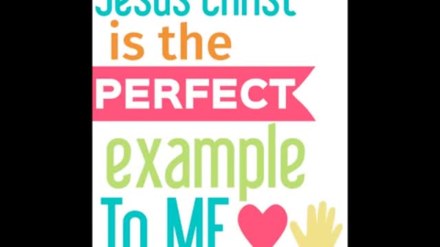 20171121 JESUS IS THE PERFECT EXAMPLE