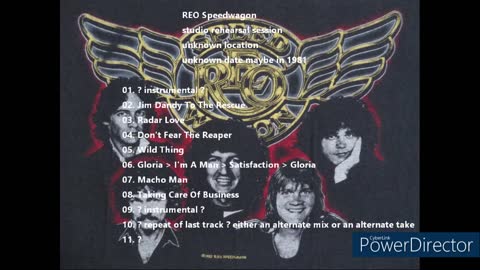 REO Speedwagon Studio Rehearsal 1981