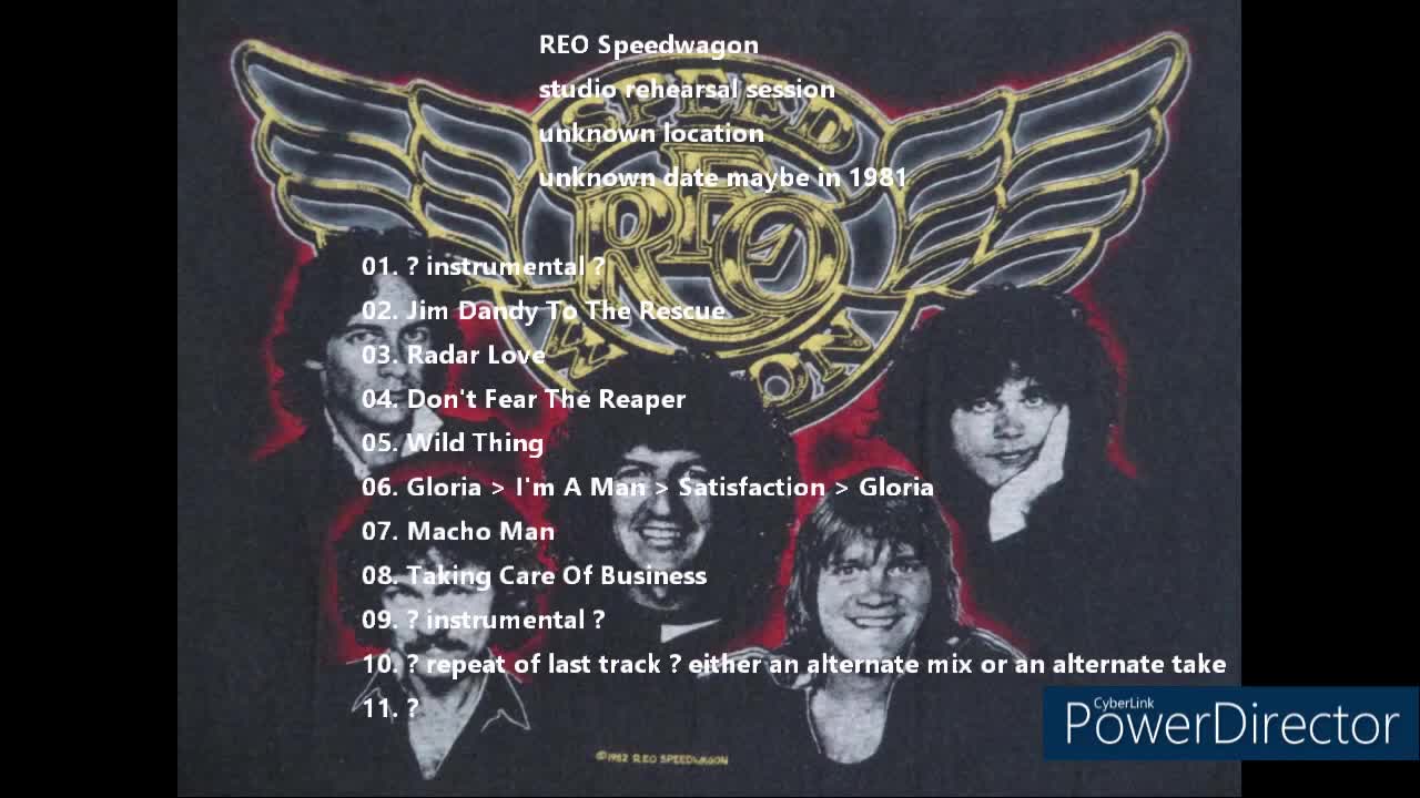 REO Speedwagon Studio Rehearsal 1981