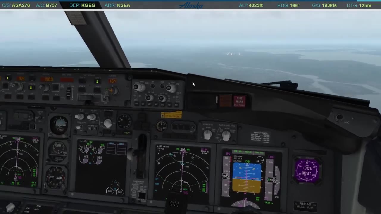 Landing in Seattle (KSEA)