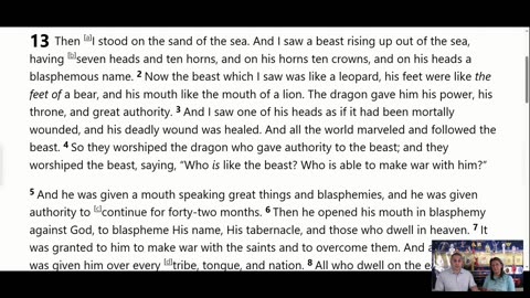 Book Of Revelation CHp 13