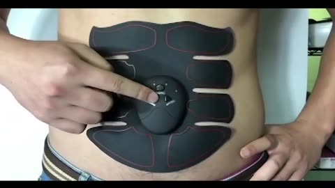 Abdominal Fitness Stickers Rechargeable Body Slim Massager