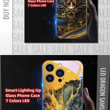 LED Dragon Phone Case for Samsung S22/S23/S24 #dragon #phonecase #samsung