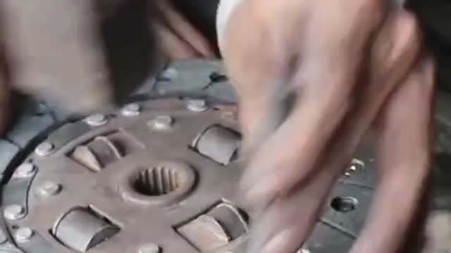 Car repairman assembly clutch process # repair car # auto repair # clutch