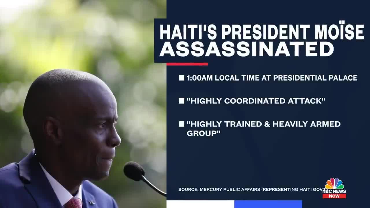 Haitian President Assassinated, Biden Calls Attack 'Very Worrisome'