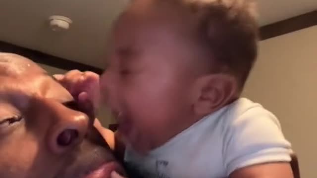 Son was 5 mo at the time! Bro Hilarious