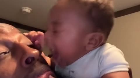 Son was 5 mo at the time! Bro Hilarious