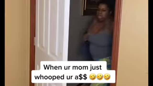 When you know your mom Just whooped Ur A**s 😂😂