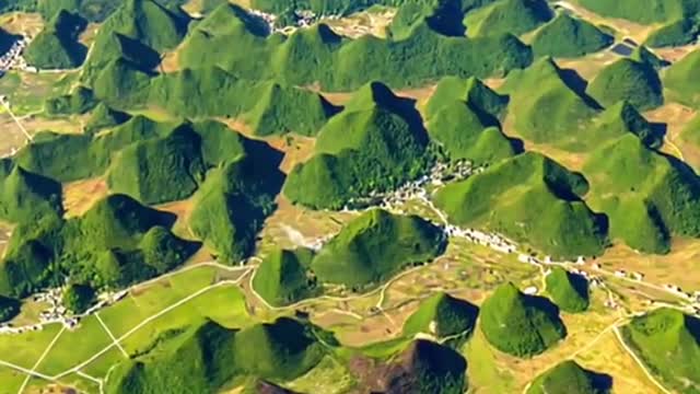 Guizhou,china.a lot of mountains