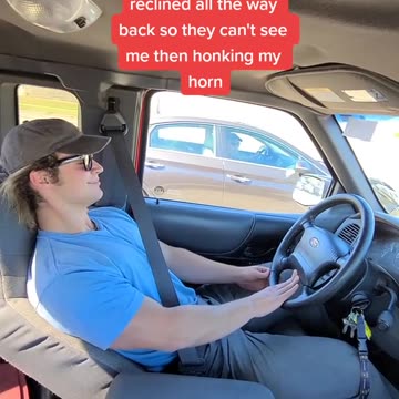 Matching peoples speed and honking horn