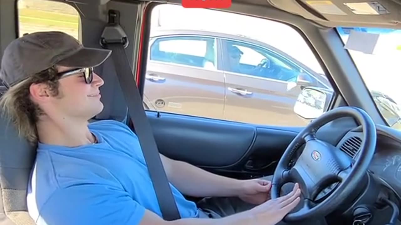 Matching peoples speed and honking horn