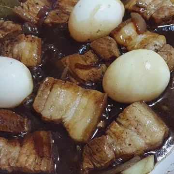 Authentic Pork Belly Adobo with Eggs | Secret Filipino Recipe Revealed! Must-Try Recipe!