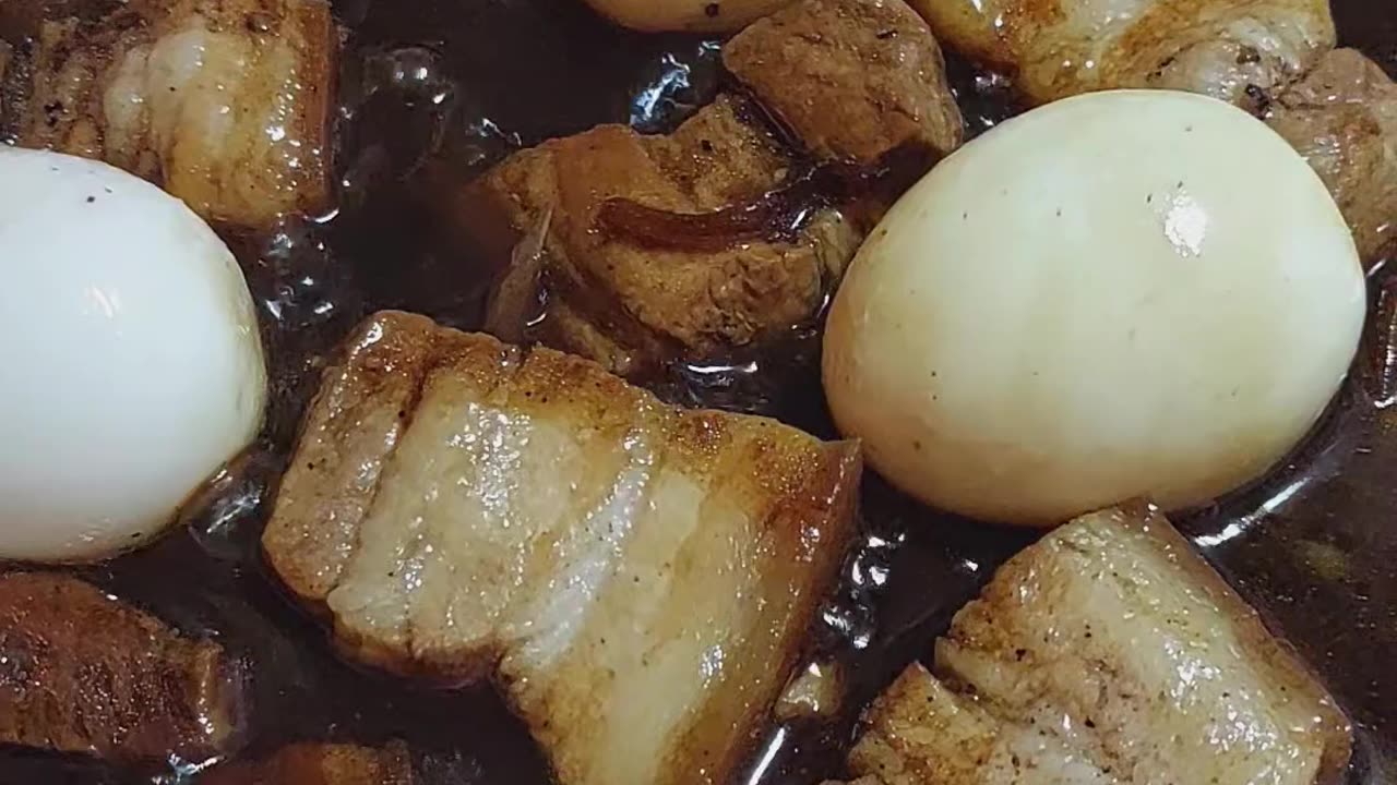 Authentic Pork Belly Adobo with Eggs | Secret Filipino Recipe Revealed! Must-Try Recipe!