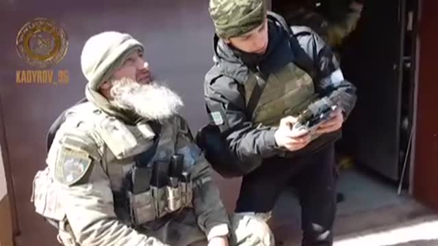 Chechen forces advancing in Mariupol