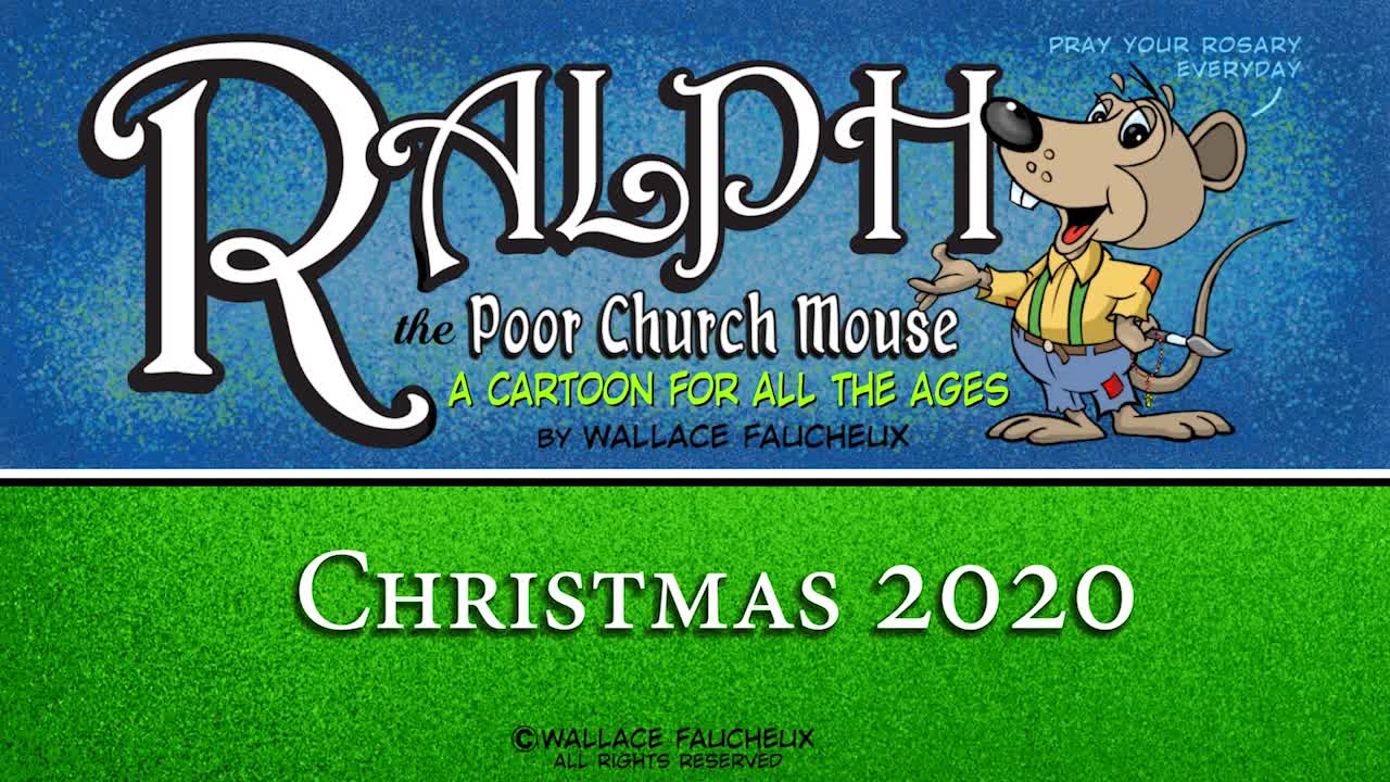 005 Ralph The Church Mouse Celebrating Christmas