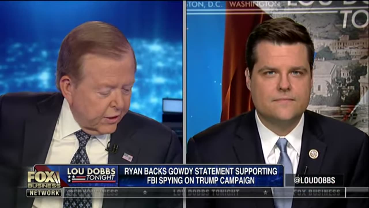 Gaetz vs RINOs: Paul Ryan & Trey Gowdy - Lou Dobbs Tonight