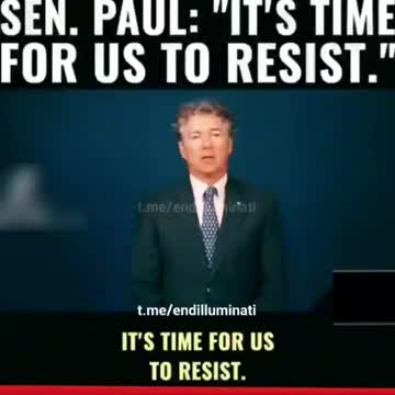 Sen Paul Rand, It's time to resist