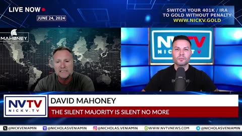 David Mahoney Discusses The Silent Majority Are Silent No More with Nicholas Veniamin