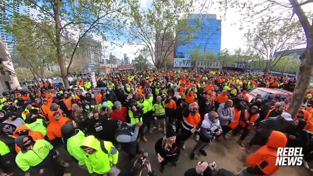 This is the one MELBOURNE PROTEST video they don't want you to see