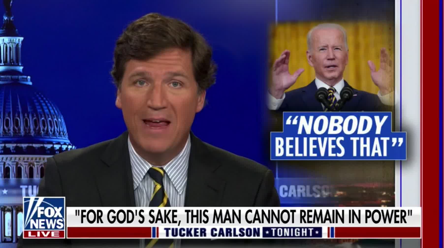 Tucker Carlson shows how Biden's emotional outbursts are dangerous and threaten the United States