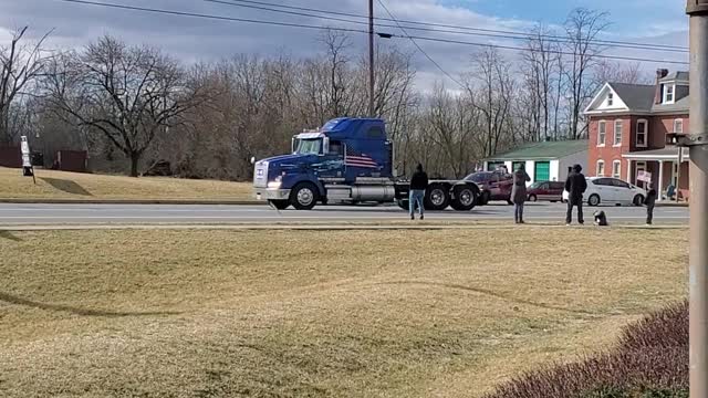 The People's Convoy Day 3: On to the Beltway while a delegation meets with Congressional Leaders