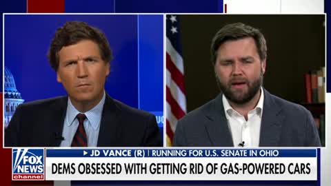 J. D.Vance on Tim Ryan's plan to ban gasoline powered cars | Tucker Carlson Tonight 9/19/22