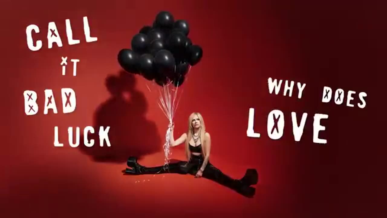 "Avril Lavigne - Love Sux (Official Lyric Video) 💔🎶"