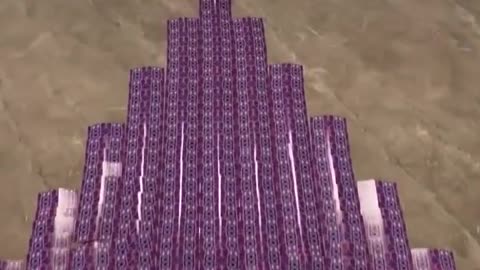 card dominoes falling