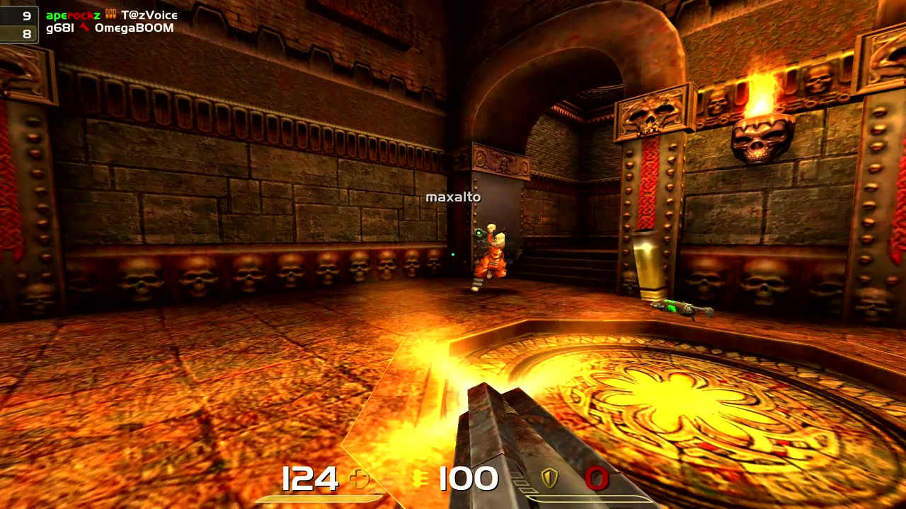 Quake live Gyro gameplay, Controller vs the MnK sweats 2