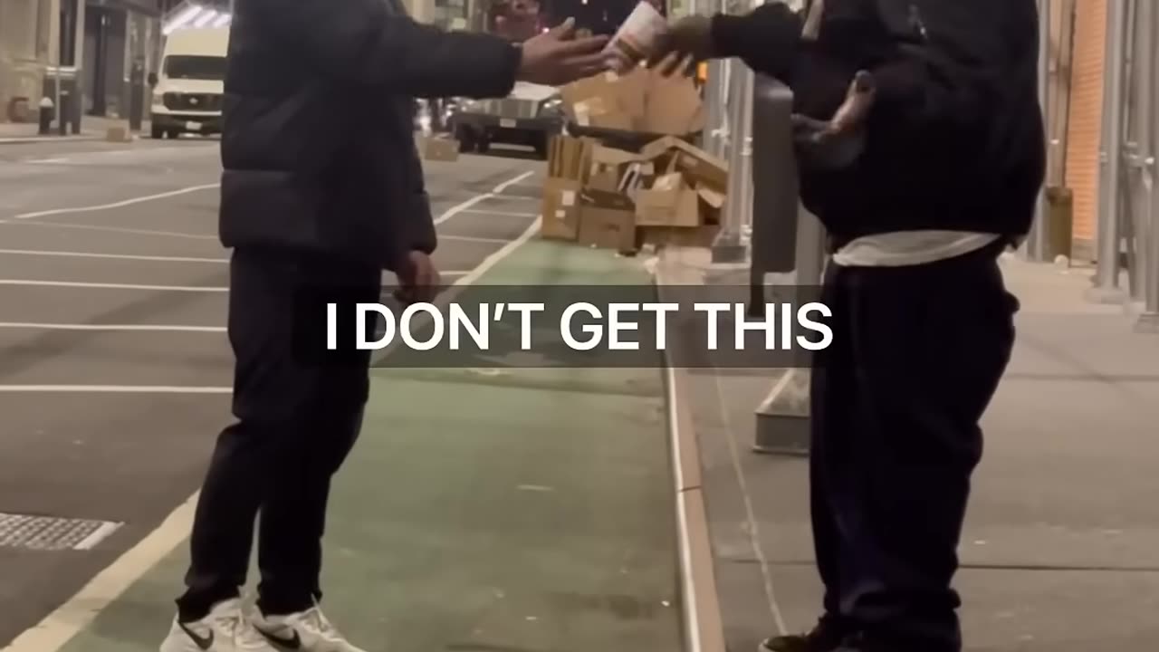 Homeless Man Freaks Out After Stranger Did THIS..