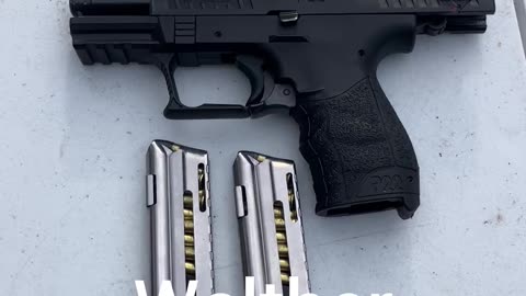 Walther P22 target shoot. short video.