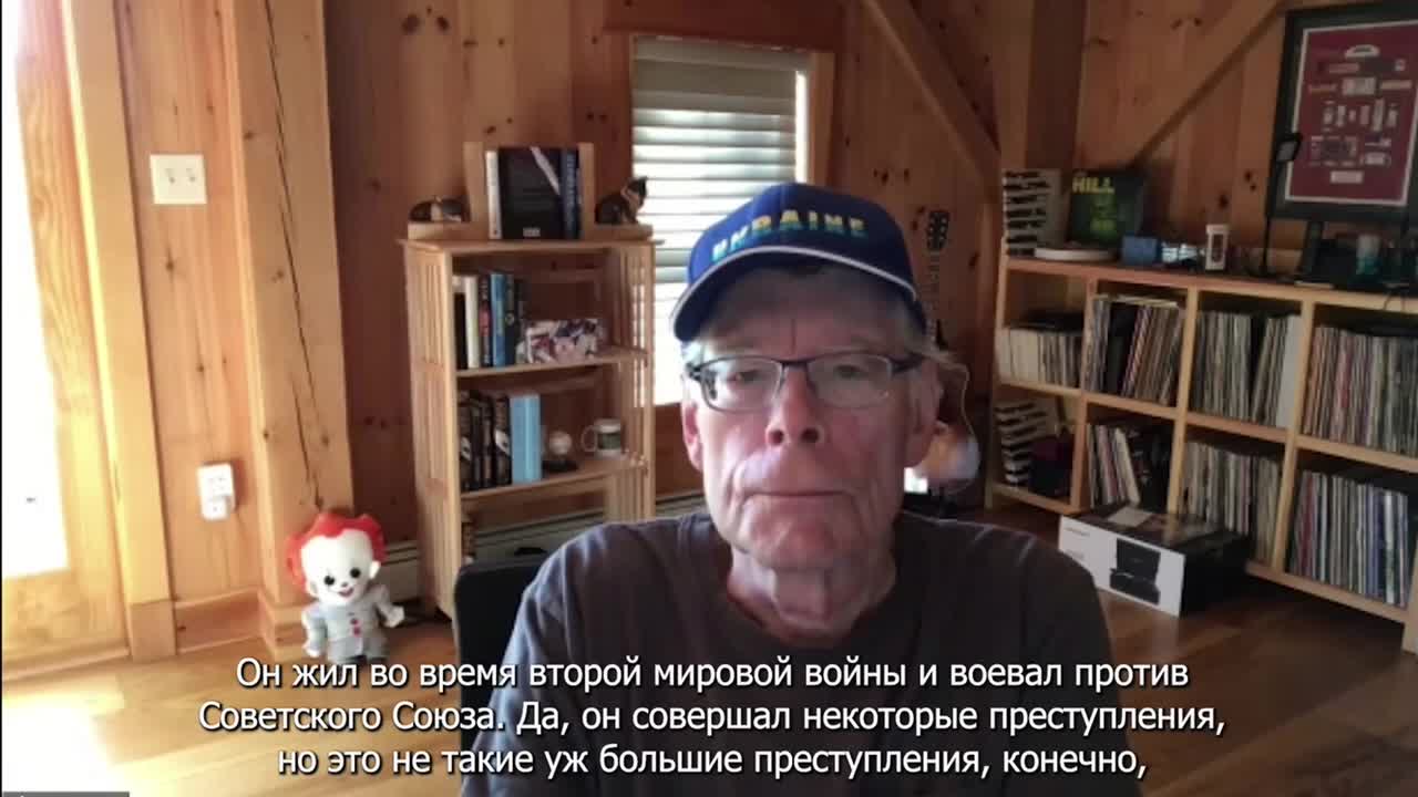 American Douchebag Stephen King was pranked by Russian prankster pretending he is Zelensky!